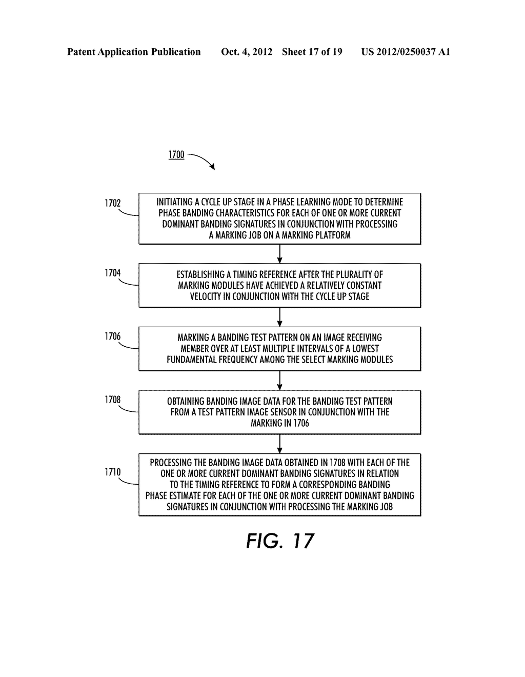 METHOD AND APPARATUS FOR COMPENSATION OF ARBITRARY BANDING SOURCES USING     INLINE SENSING AND CONTROL - diagram, schematic, and image 18