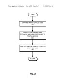 METHOD FOR GENERATING OPTICAL CODES FOR A PRINT-CONTEXT diagram and image