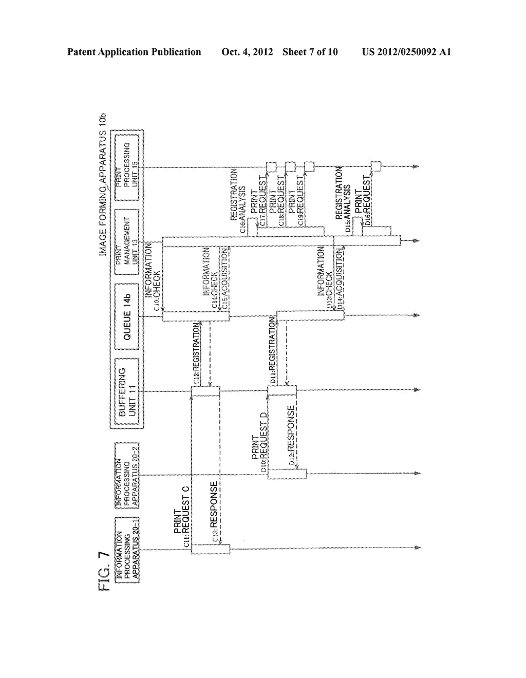 PRINT MANAGEMENT FOR PLURALITY OF PRINT REQUESTS IN IMAGE FORMING     APPARATUS - diagram, schematic, and image 08