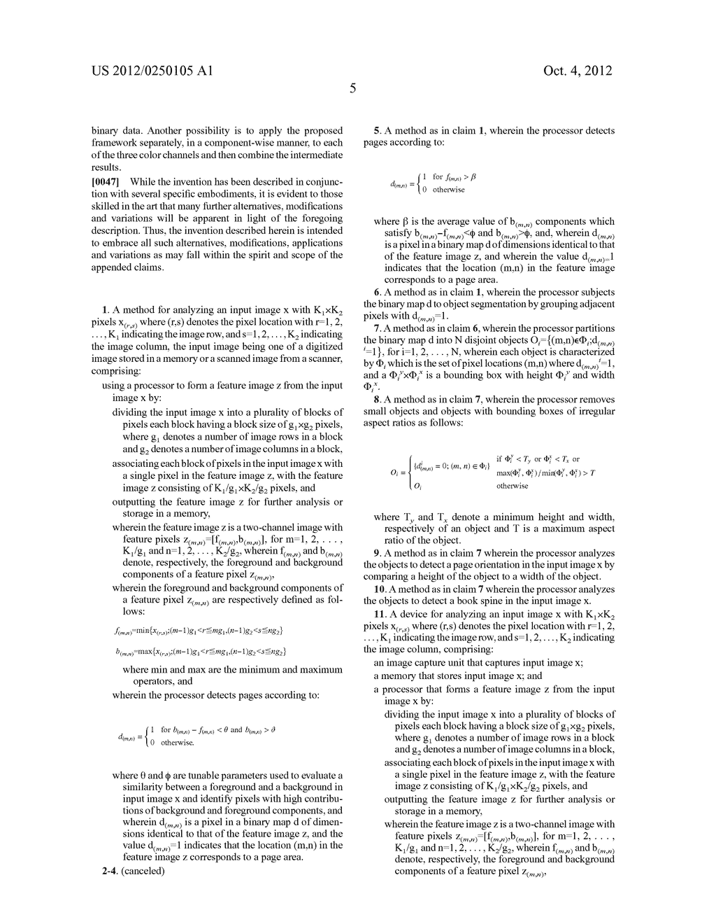 Method Of Analyzing Digital Document Images - diagram, schematic, and image 09