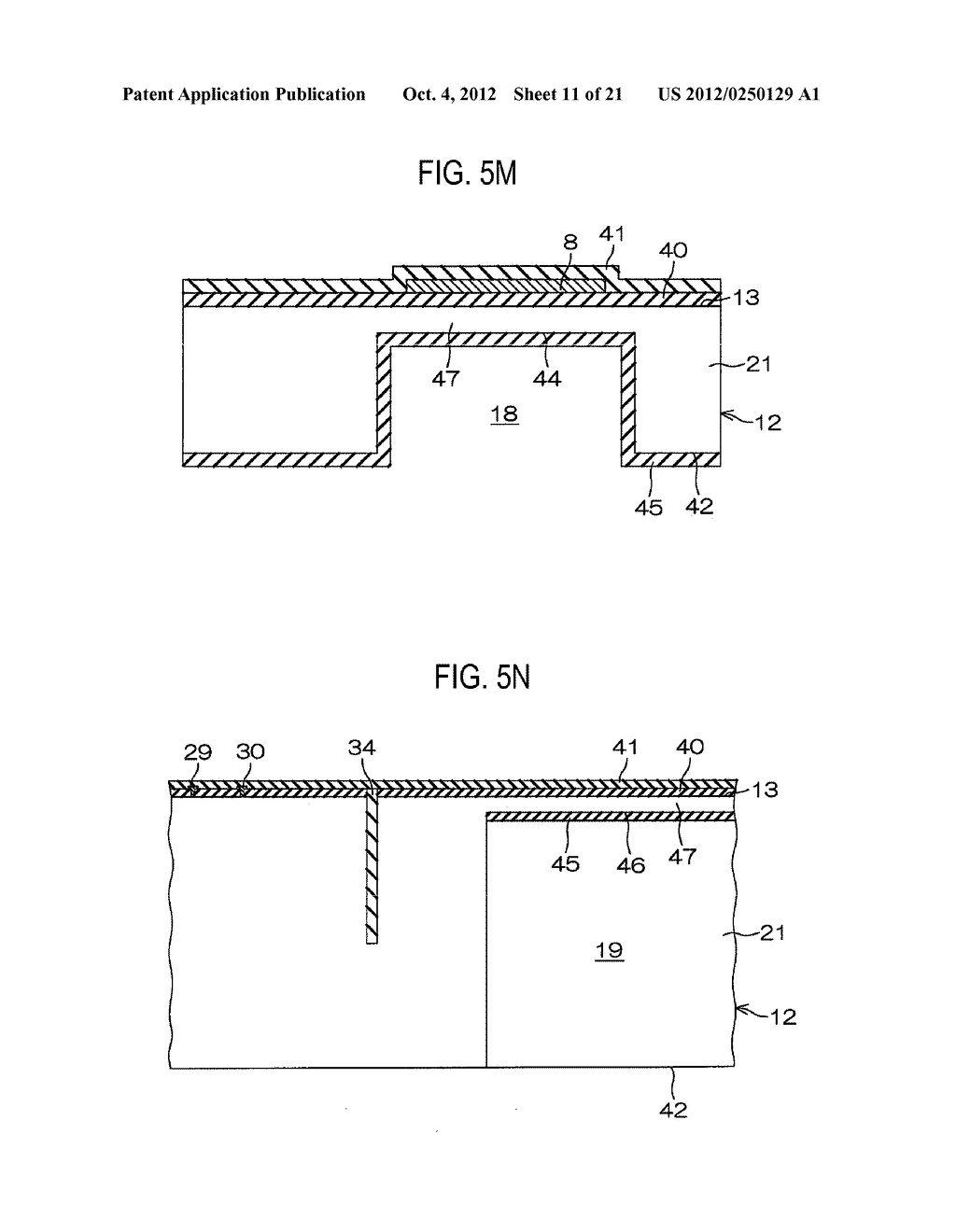 MEMS MIRROR DEVICE AND METHOD FOR MANUFACTURING THE SAME - diagram, schematic, and image 12