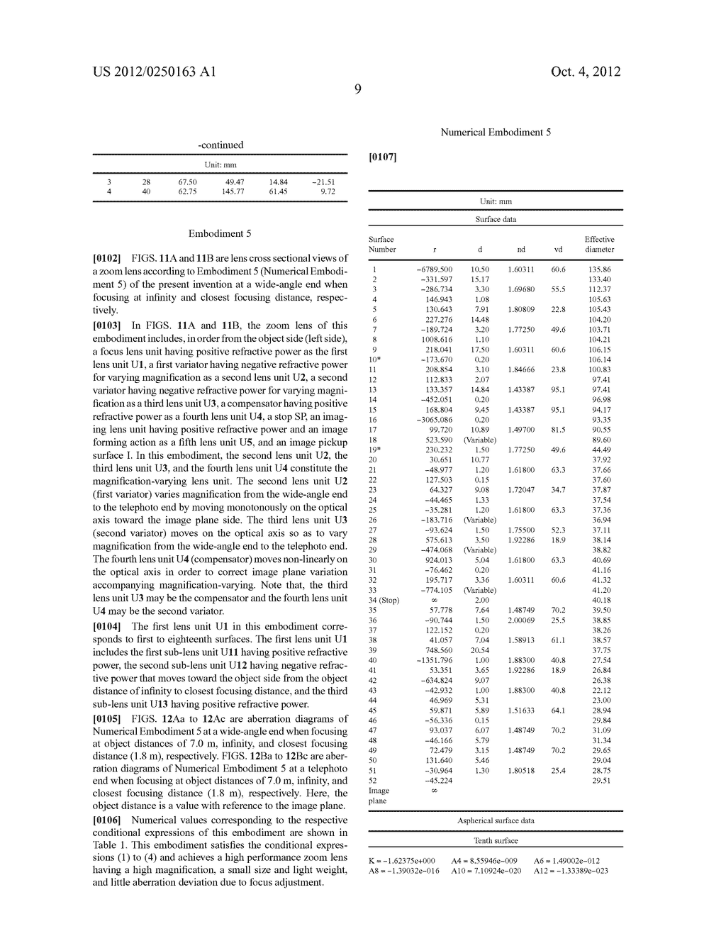 ZOOM LENS AND IMAGE PICKUP APPARATUS INCLUDING THE SAME - diagram, schematic, and image 28