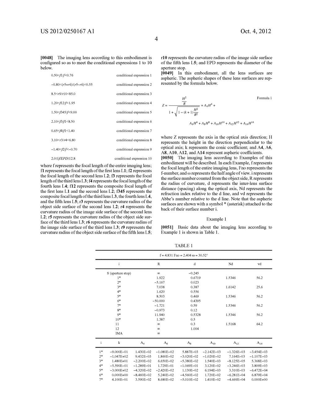 IMAGING LENS - diagram, schematic, and image 13