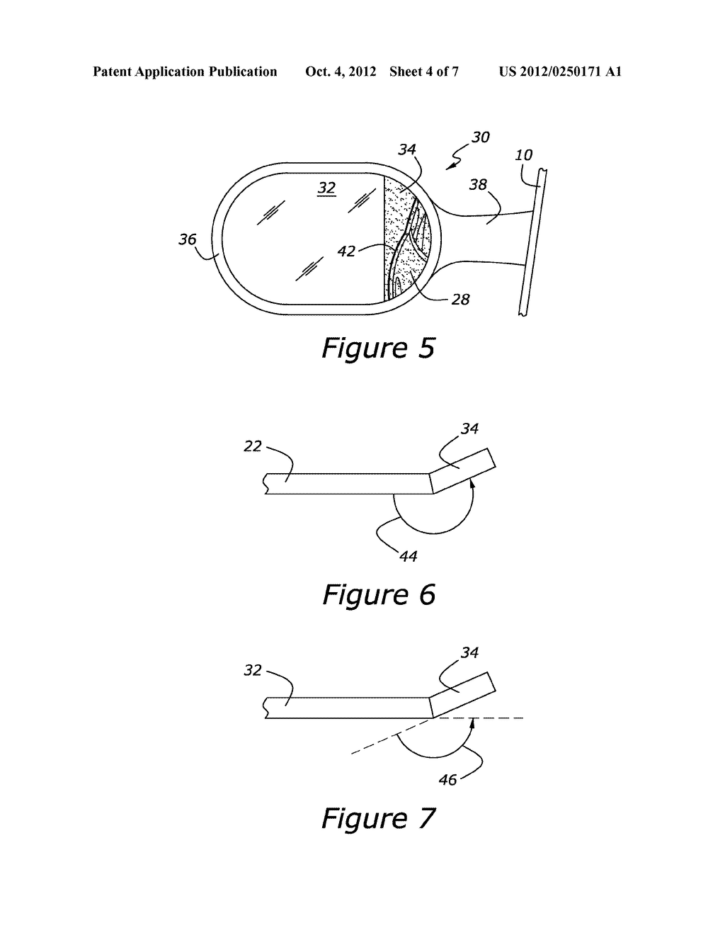 Rear View Mirror with Facet Containing Selective Acceptance Layer - diagram, schematic, and image 05