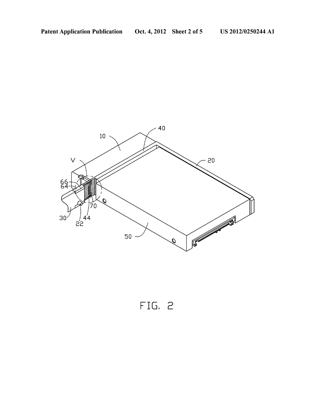 HARD DISK DRIVE BRACKET - diagram, schematic, and image 03