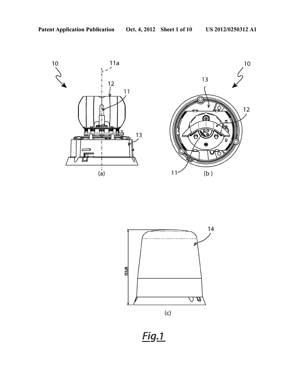 LIGHTING DEVICE FOR RESCUE AND EMERGENCY PRIORITARY VEHICLES, HEAVY     TRANSPORTS AND VEHICLES, AND WORK MACHINERY - diagram, schematic, and image 02