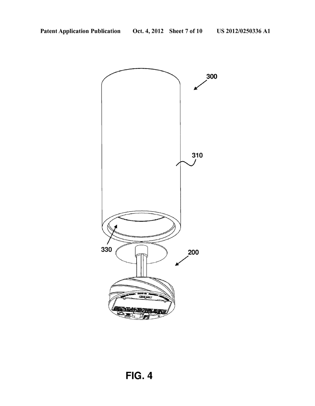 Flameless Candle With Threaded Insert and Method for Assembling the Same - diagram, schematic, and image 08