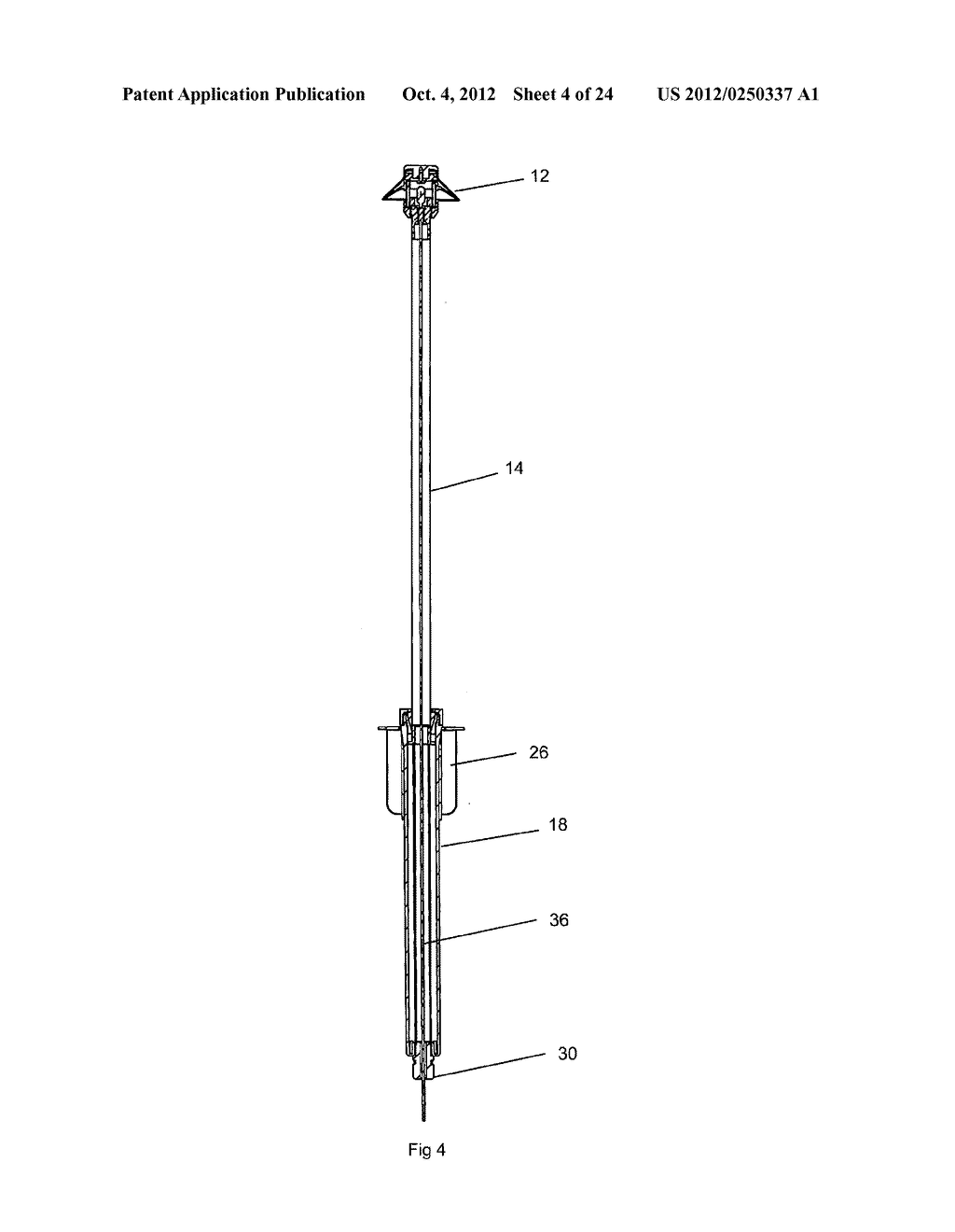 Adjustable Height Landscape Light Fixture - diagram, schematic, and image 05
