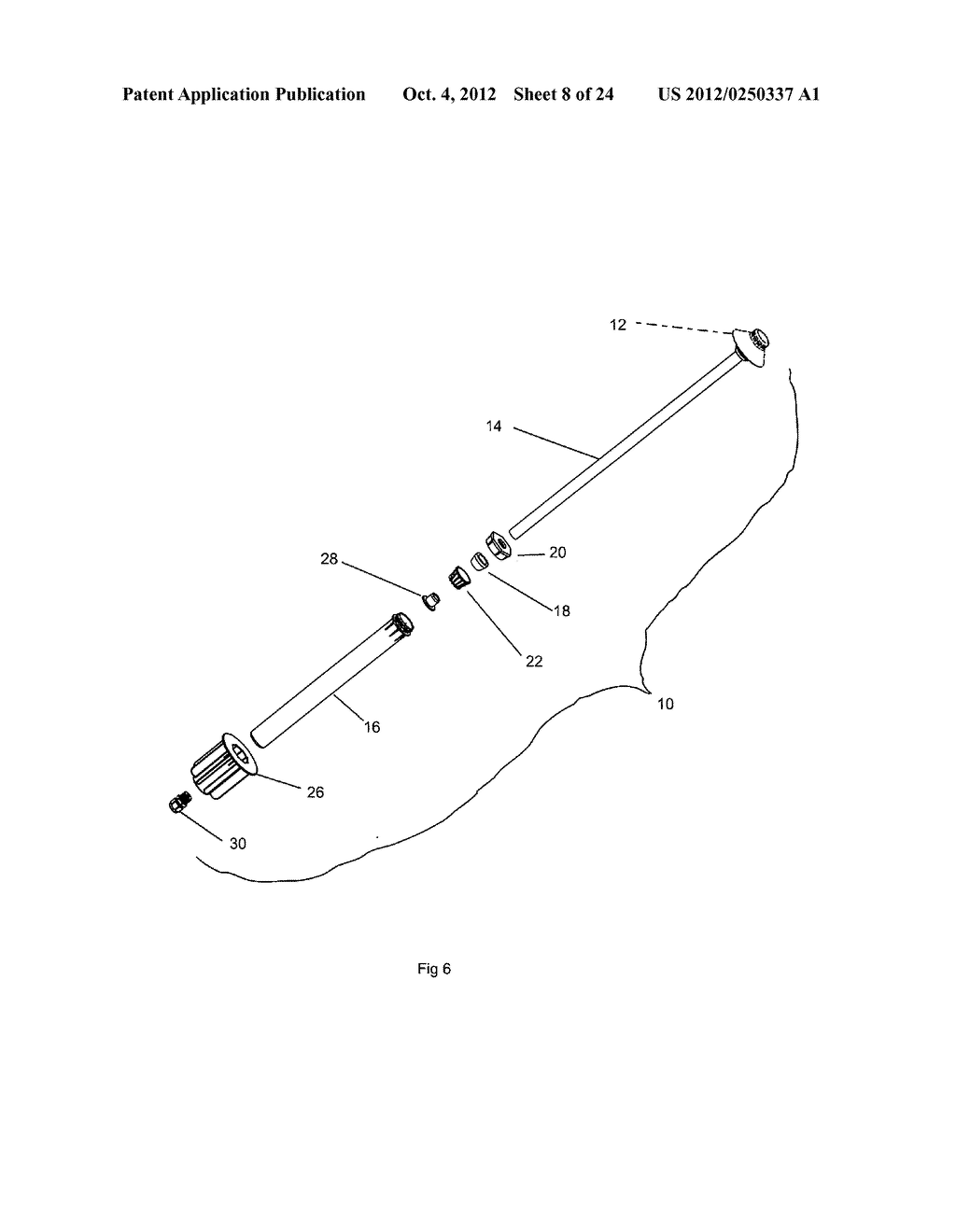 Adjustable Height Landscape Light Fixture - diagram, schematic, and image 09