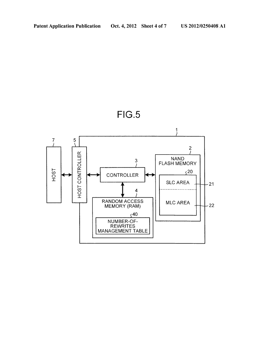 MEMORY SYSTEM, CONTROLLER, AND METHOD FOR CONTROLLING MEMORY SYSTEM - diagram, schematic, and image 05