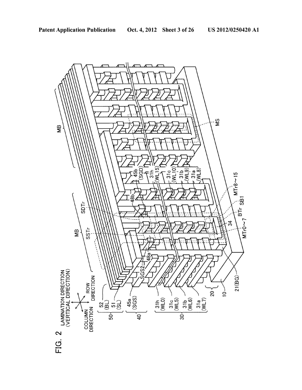 NON-VOLATILE SEMICONDUCTOR MEMORY DEVICE - diagram, schematic, and image 04