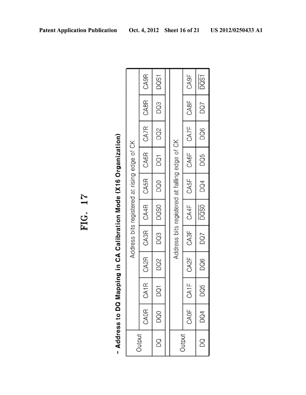 MEMORY DEVICES, SYSTEMS AND METHODS EMPLOYING COMMAND/ADDRESS CALIBRATION - diagram, schematic, and image 17