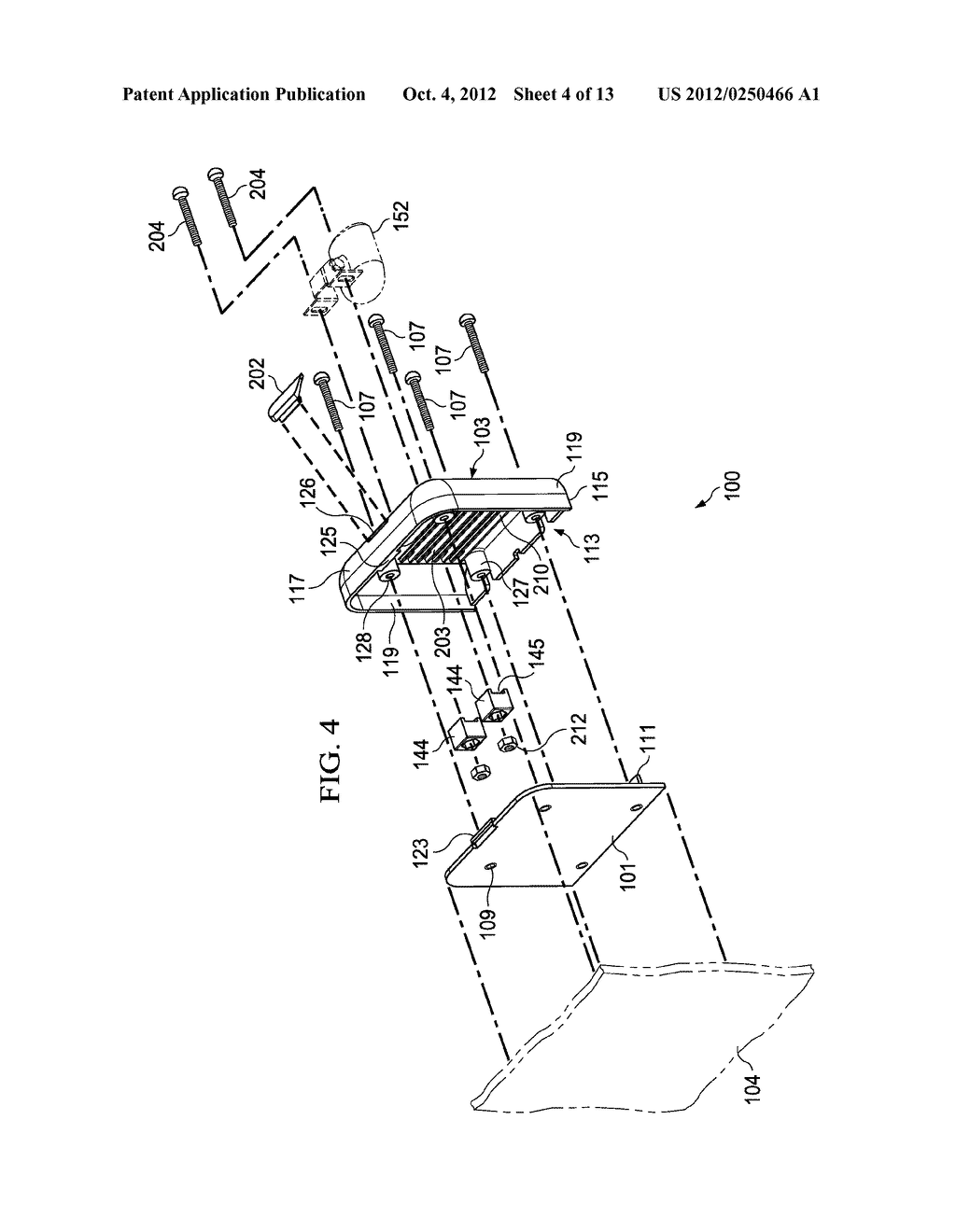 Universal Mounting Appliance for a Marine Transducer - diagram, schematic, and image 05