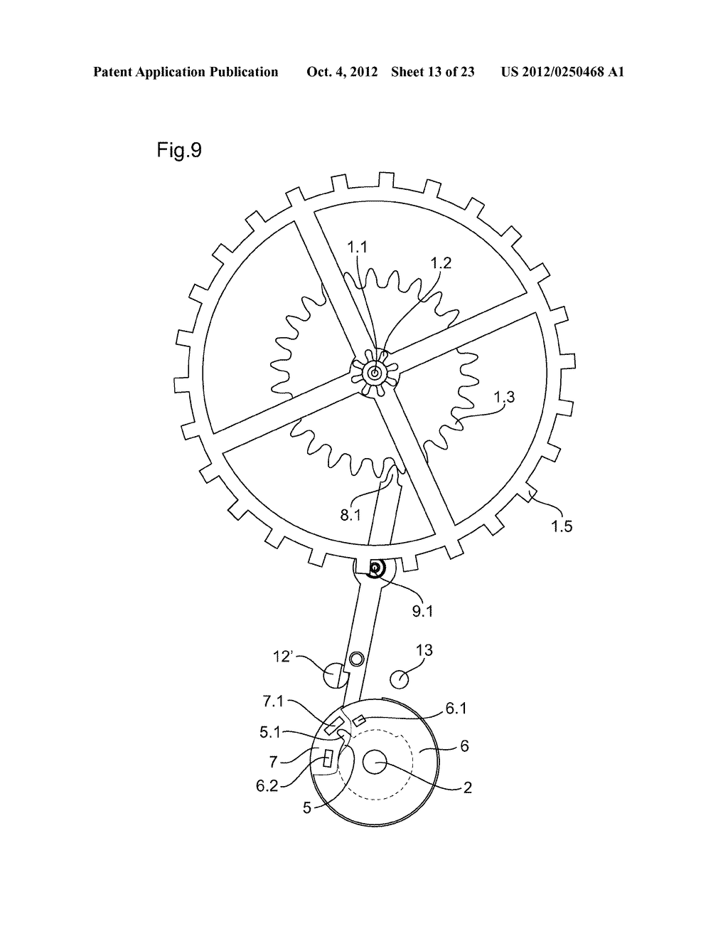 ESCAPEMENT MECHANISM IN PARTICULAR FOR A TIMEPIECE MOVEMENT - diagram, schematic, and image 14