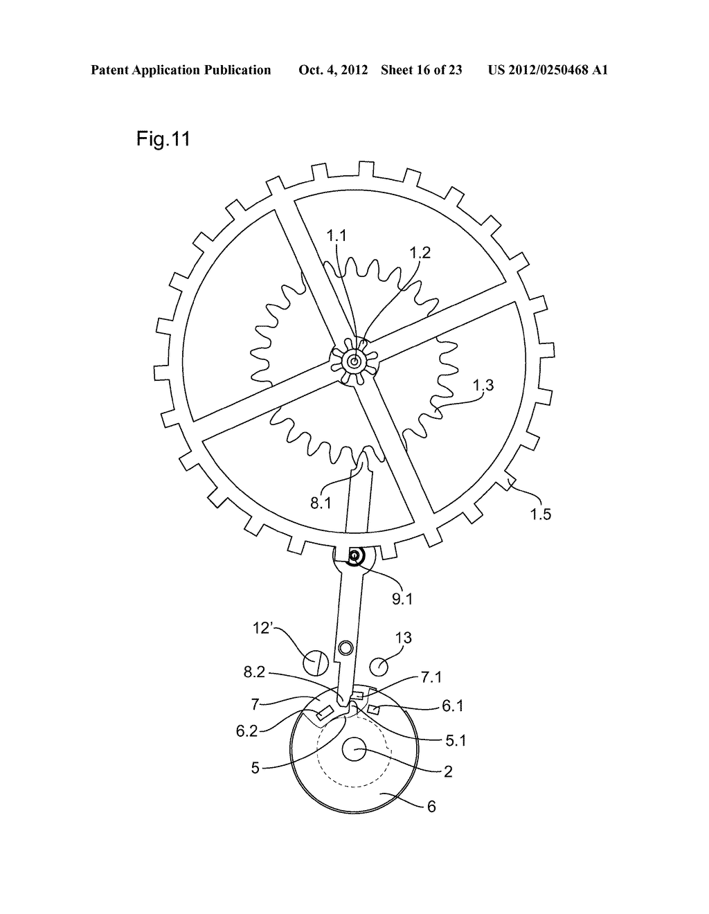 ESCAPEMENT MECHANISM IN PARTICULAR FOR A TIMEPIECE MOVEMENT - diagram, schematic, and image 17