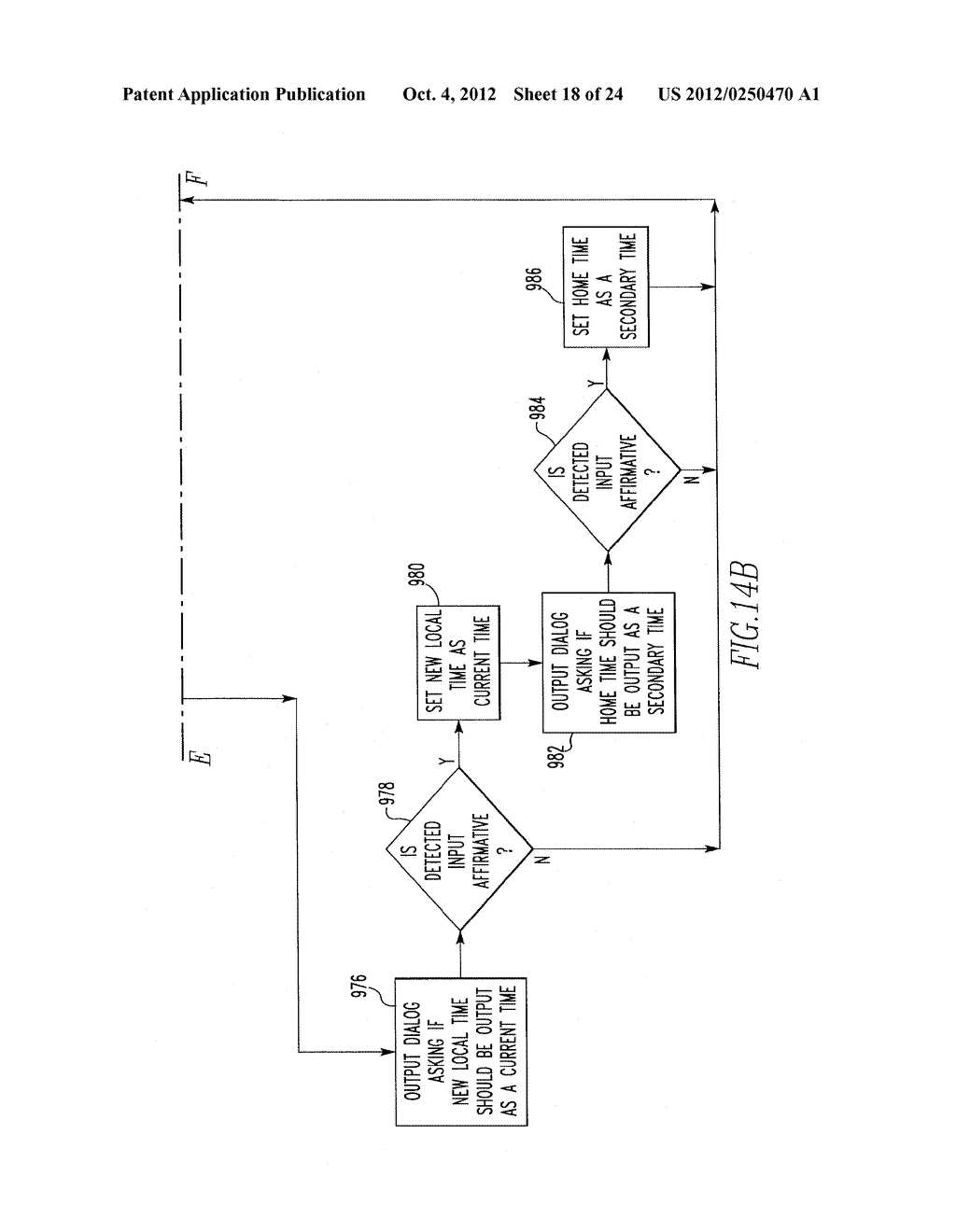 Electronic Device and Method Providing Improved Indication that an Alarm     Clock is in an on Condition - diagram, schematic, and image 19