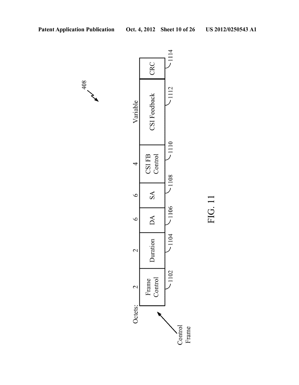 SYSTEMS AND METHODS FOR COMMUNICATION OF CHANNEL STATE INFORMATION - diagram, schematic, and image 11