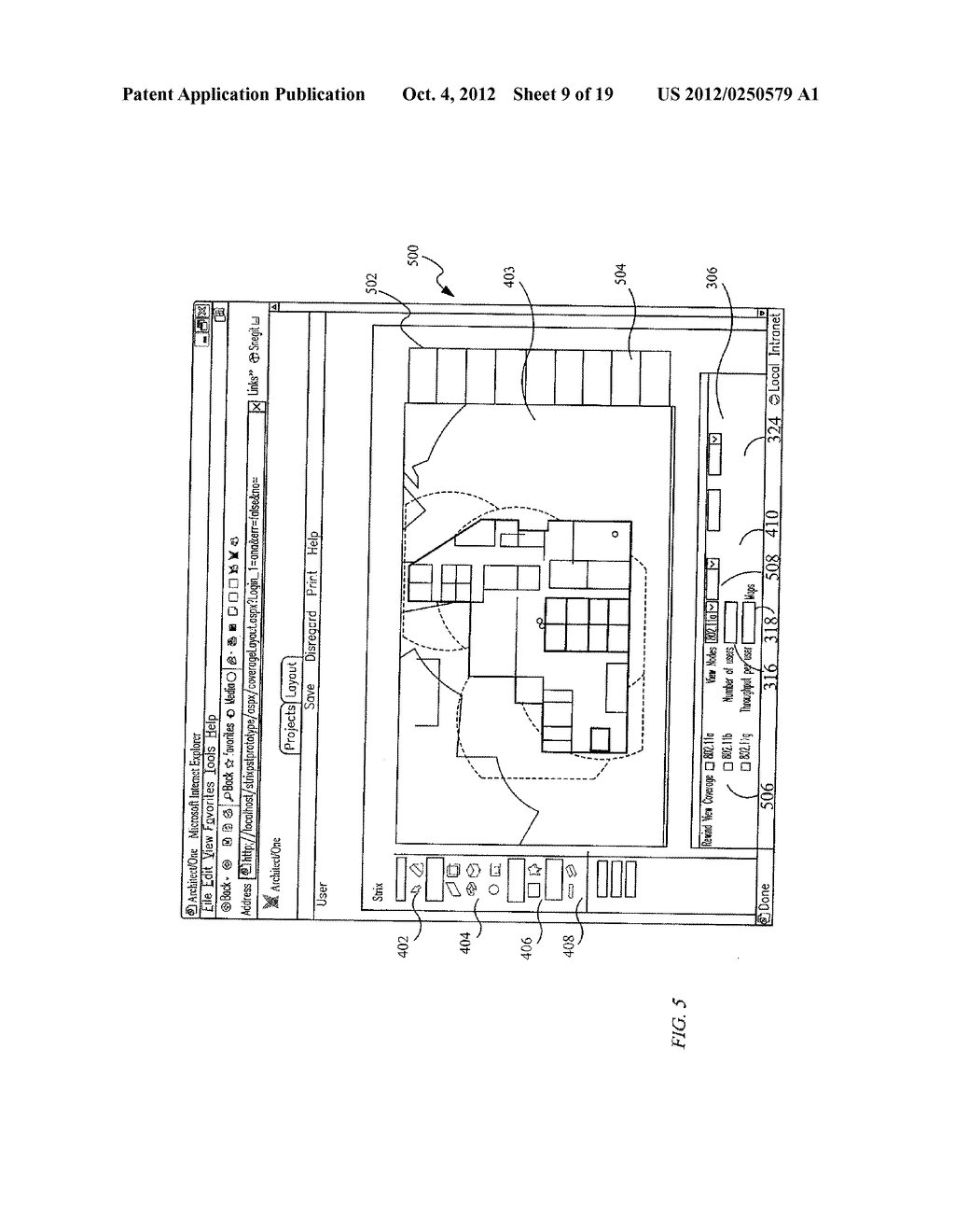 NODE PLACEMENT METHOD WITHIN A WIRELESS NETWORK, SUCH AS A WIRELESS LOCAL     AREA NETWORK - diagram, schematic, and image 10