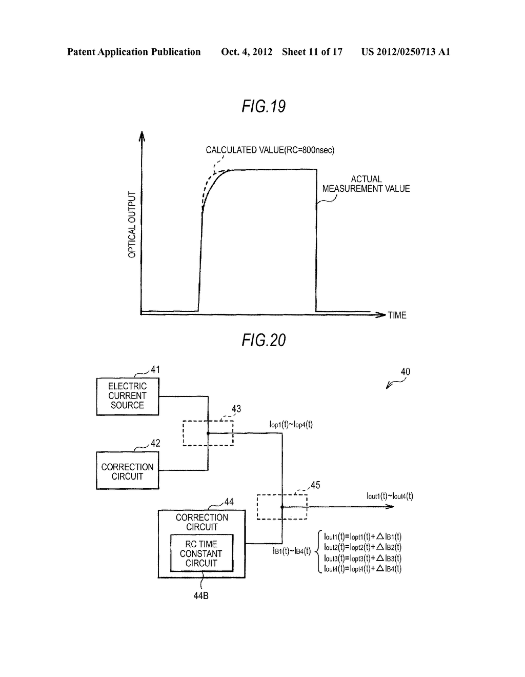 CORRECTION CIRCUIT, DRIVING CIRCUIT, LIGHT EMITTING APPARATUS, AND METHOD     OF CORRECTING ELECTRIC CURRENT PULSE WAVEFORM - diagram, schematic, and image 12