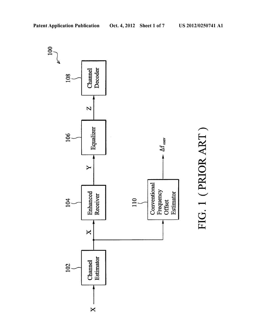 METHOD FOR FREQUENCY OFFSET ESTIMATION AND AUTOMATIC FREQUENCY CONTROL FOR     FILTERED SIGNAL WITH DESTROYED PHASE INFORMATION AND SIGNAL TRANSCEIVER - diagram, schematic, and image 02