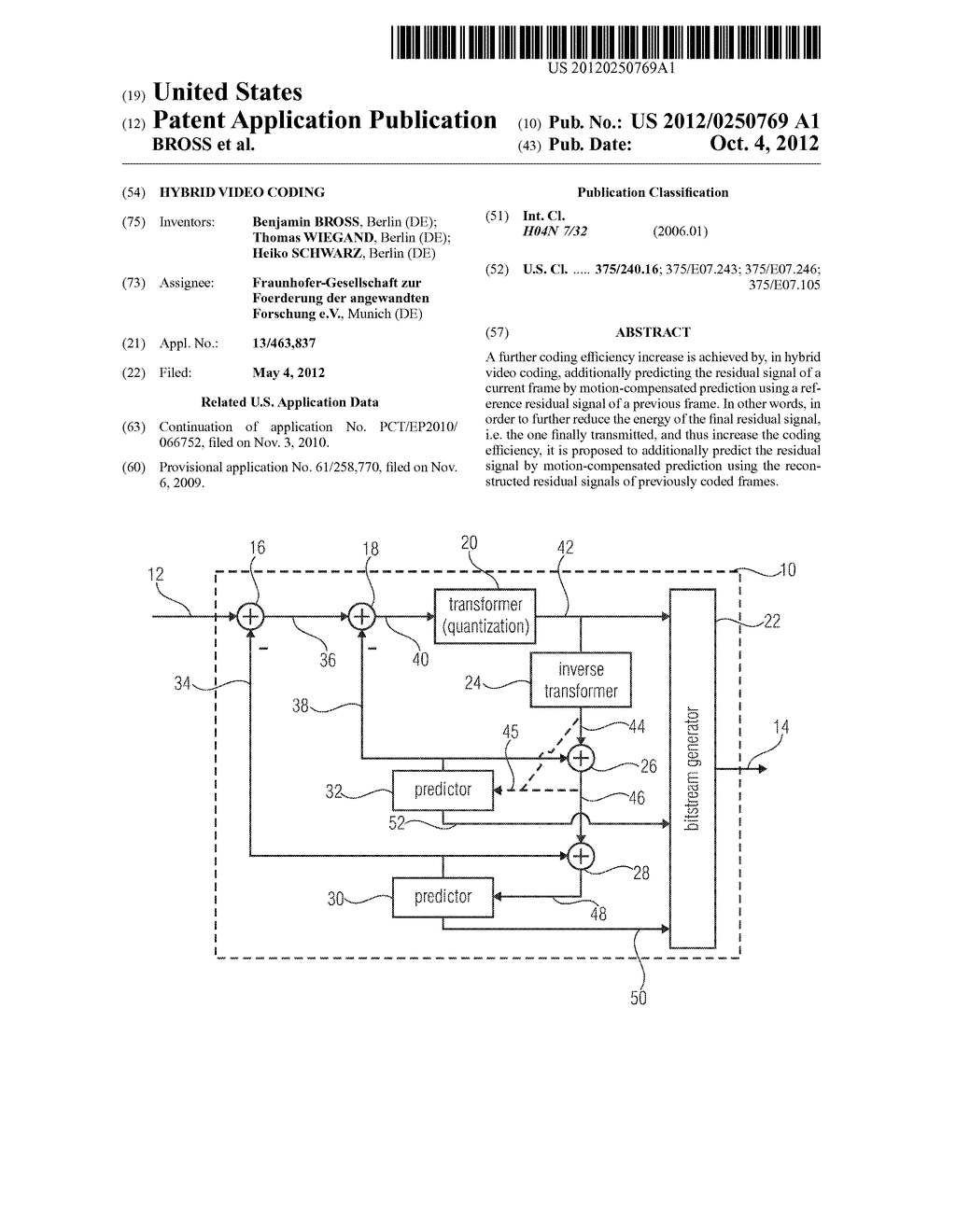 HYBRID VIDEO CODING - diagram, schematic, and image 01