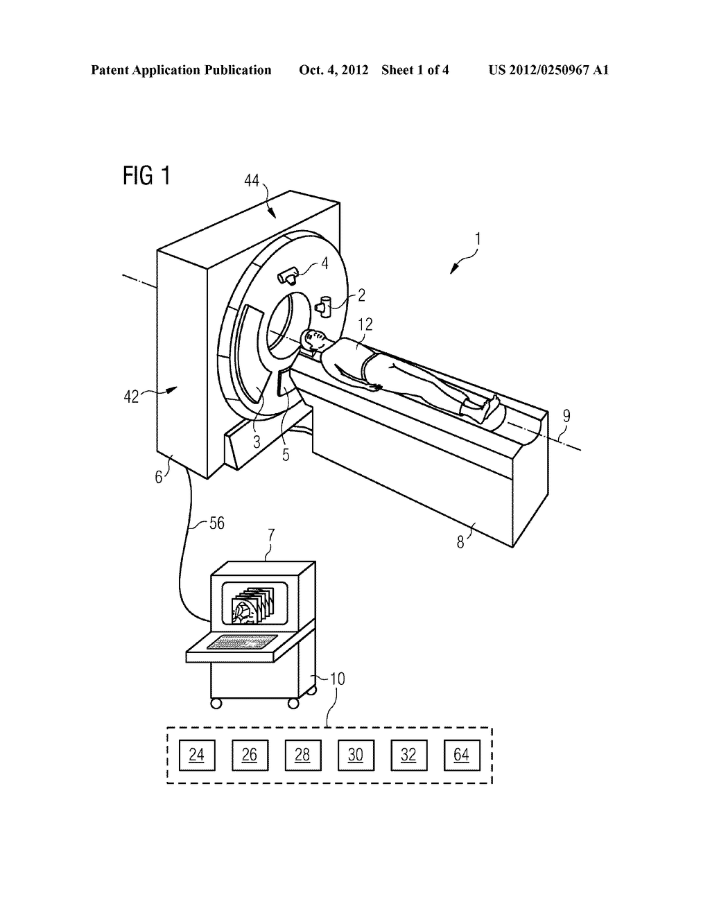 METHOD, IMAGE PROCESSING DEVICE AND COMPUTED TOMOGRAPHY SYSTEM FOR     DETERMINING A PROPORTION OF NECROTIC TISSUE AS WELL AS COMPUTER PROGRAM     PRODUCT WITH PROGRAM SECTIONS FOR DETERMINING A PROPORTION OF NECROTIC     TISSUE - diagram, schematic, and image 02