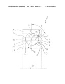 ANGULAR CONTACT BALL BEARING, IN PARTICULAR A SPINDLE BEARING, HAVING     IMPROVED CAGE GUIDANCE diagram and image