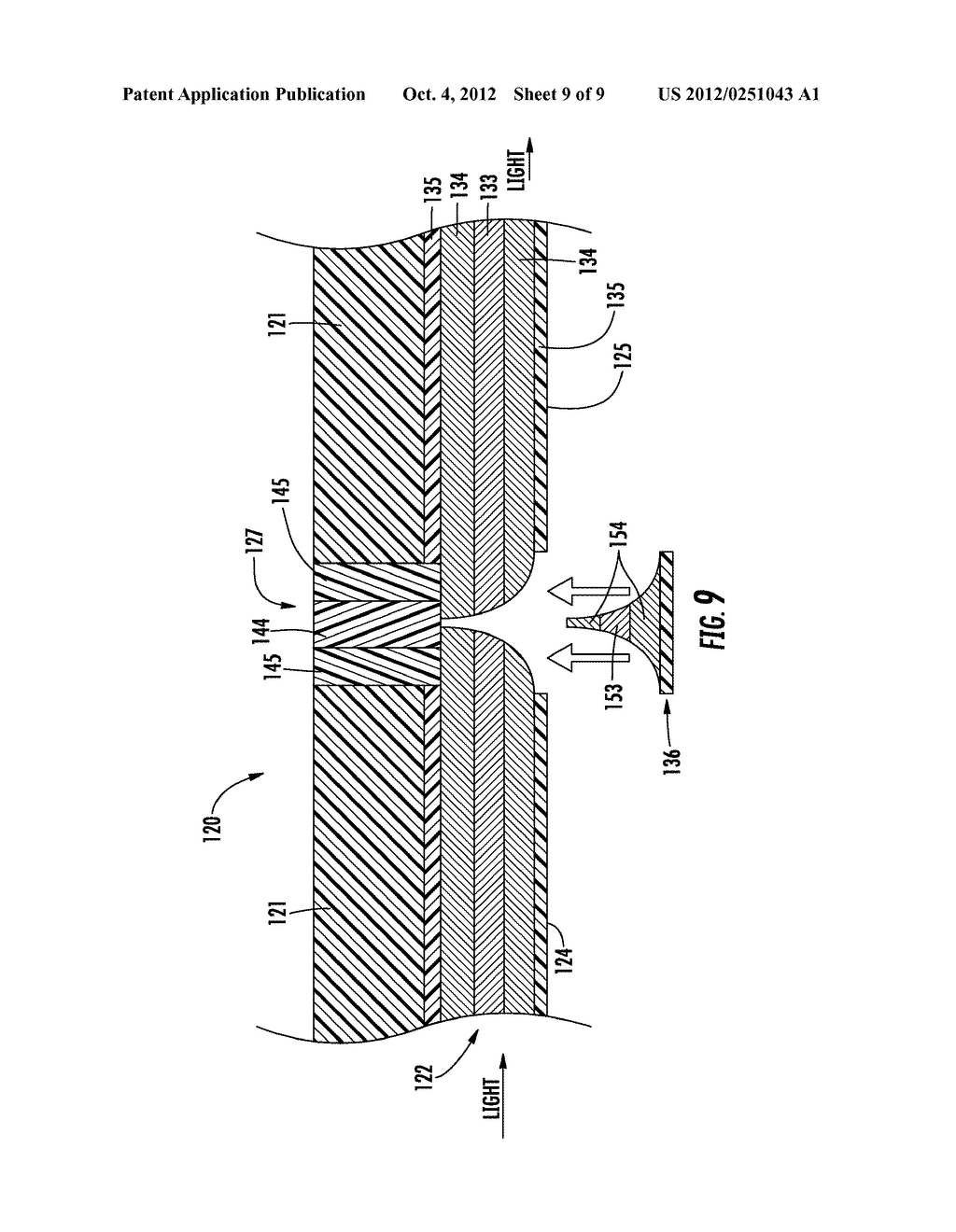 OPTICAL DEVICE HAVING AN ELASTOMERIC WAVEGUIDE SWITCH BODY AND RELATED     METHODS - diagram, schematic, and image 10