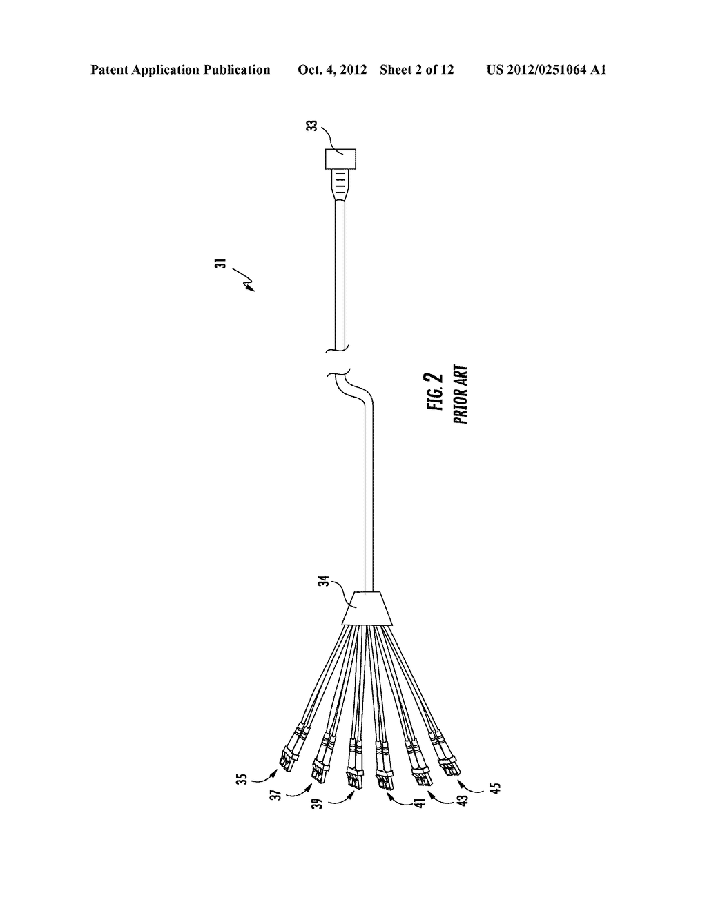 ZERO U FIBER DISTRIBUTOR, MPO FANOUT - diagram, schematic, and image 03