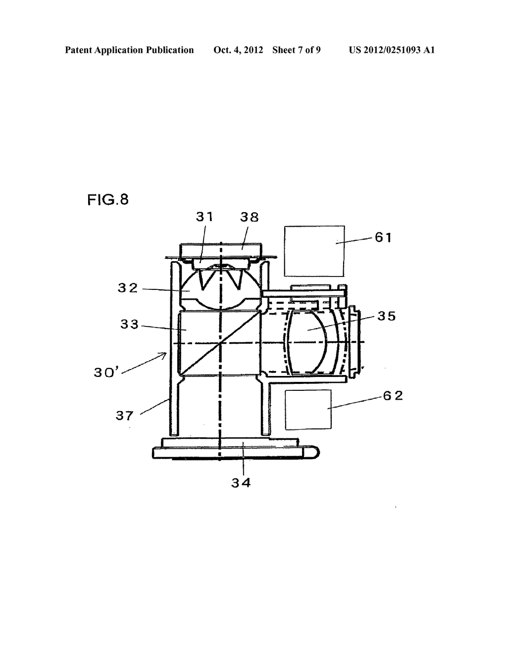 CAMERA WITH BUILT-IN PROJECTOR AND PROJECTOR DEVICE - diagram, schematic, and image 08