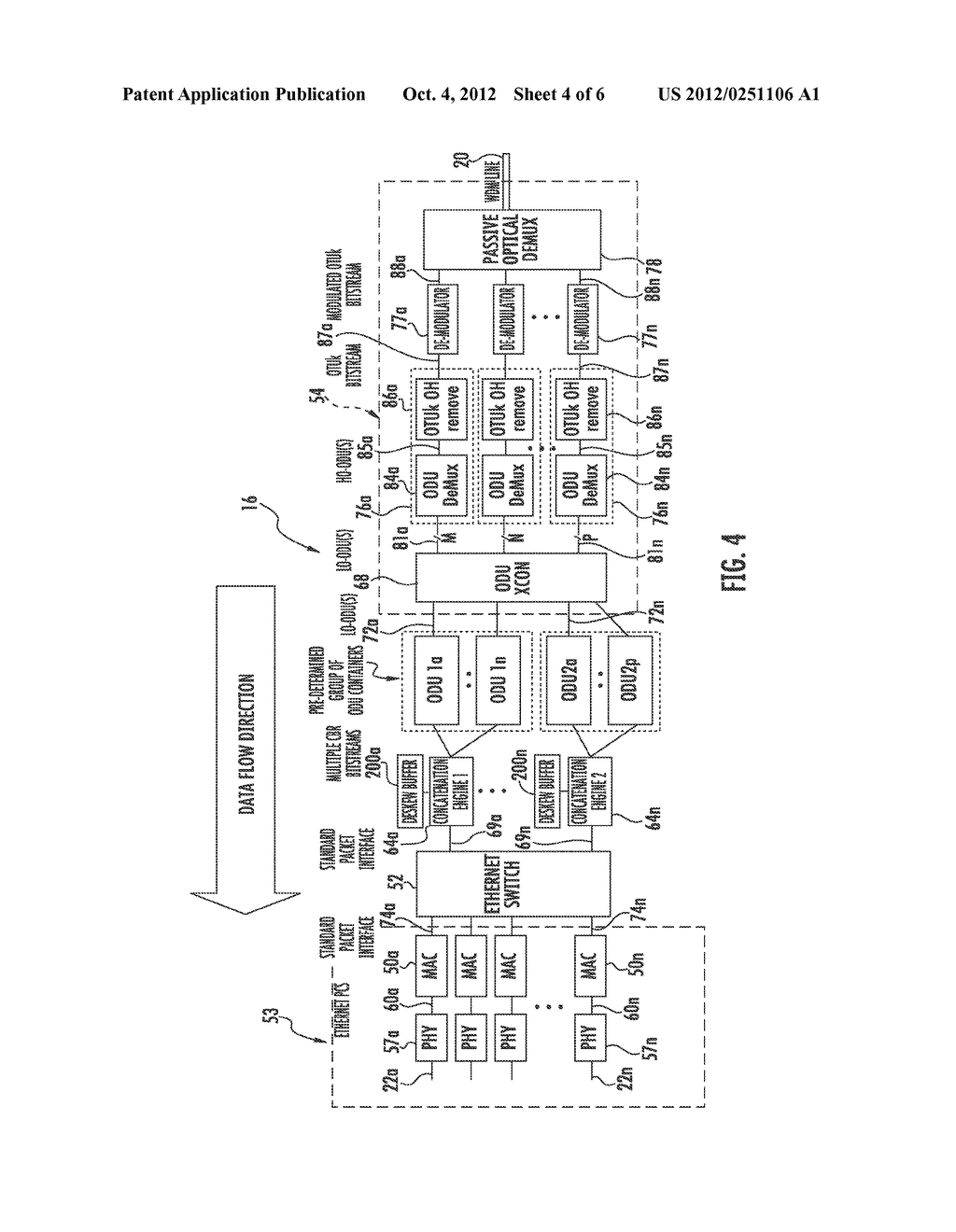 METHOD AND APPARATUS FOR MAPPING TRAFFIC USING VIRTUAL CONCATENATION - diagram, schematic, and image 05