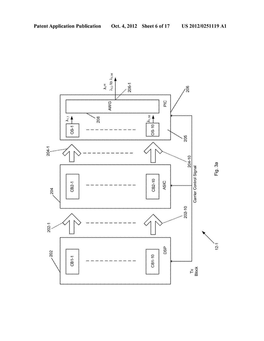 Multiplexer and Modulation Arrangements for Multi-Carrier Optical Modems - diagram, schematic, and image 07