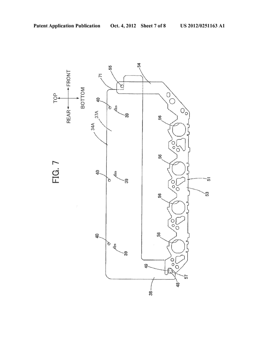 Image Forming Device Provided with Side Walls Having Empty Region - diagram, schematic, and image 08