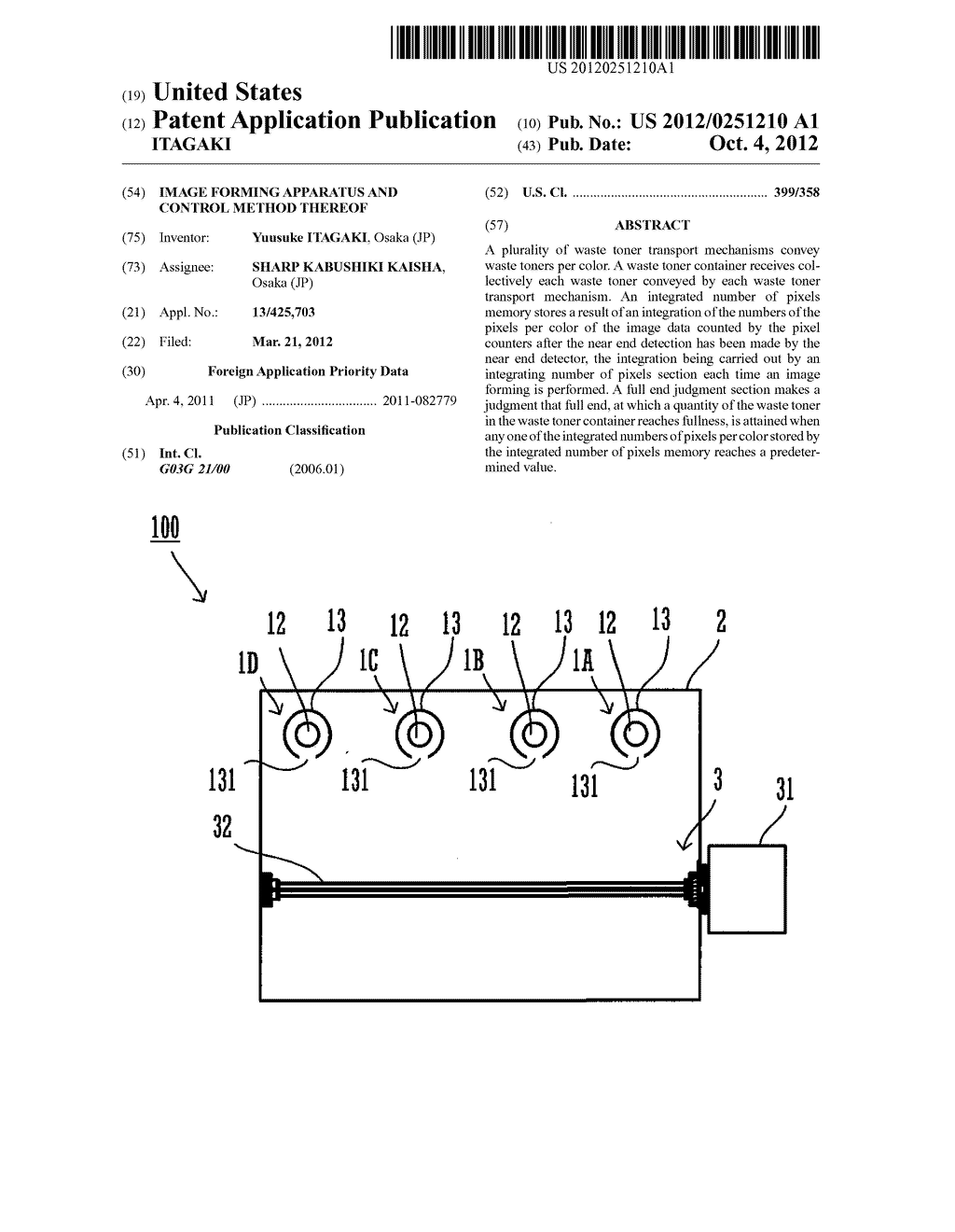 IMAGE FORMING APPARATUS AND CONTROL METHOD THEREOF - diagram, schematic, and image 01