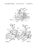 RETRACTABLE PLATFORM TO ASSIST KAYAKERS TO LAUNCH OFF AN ELEVATED BOAT     DOCK diagram and image