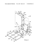 RETRACTABLE PLATFORM TO ASSIST KAYAKERS TO LAUNCH OFF AN ELEVATED BOAT     DOCK diagram and image