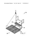 RETRACTABLE PLATFORM TO ASSIST KAYAKERS TO LAUNCH OFF AN ELEVATED BOAT     DOCK diagram and image