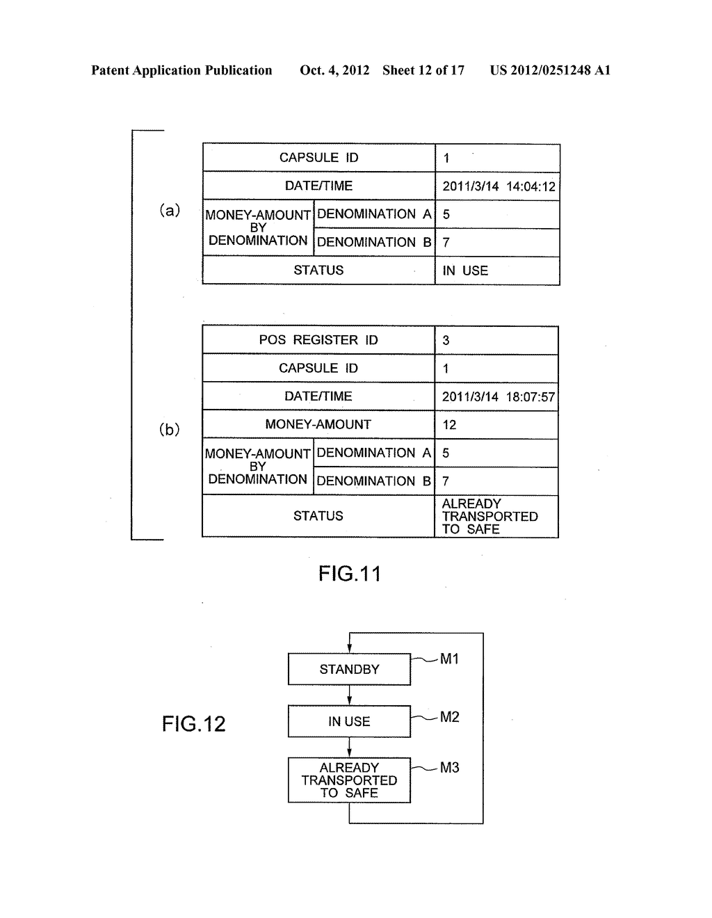 MONEY HANDLING SYSTEM AND MONEY HANDLING METHOD - diagram, schematic, and image 13