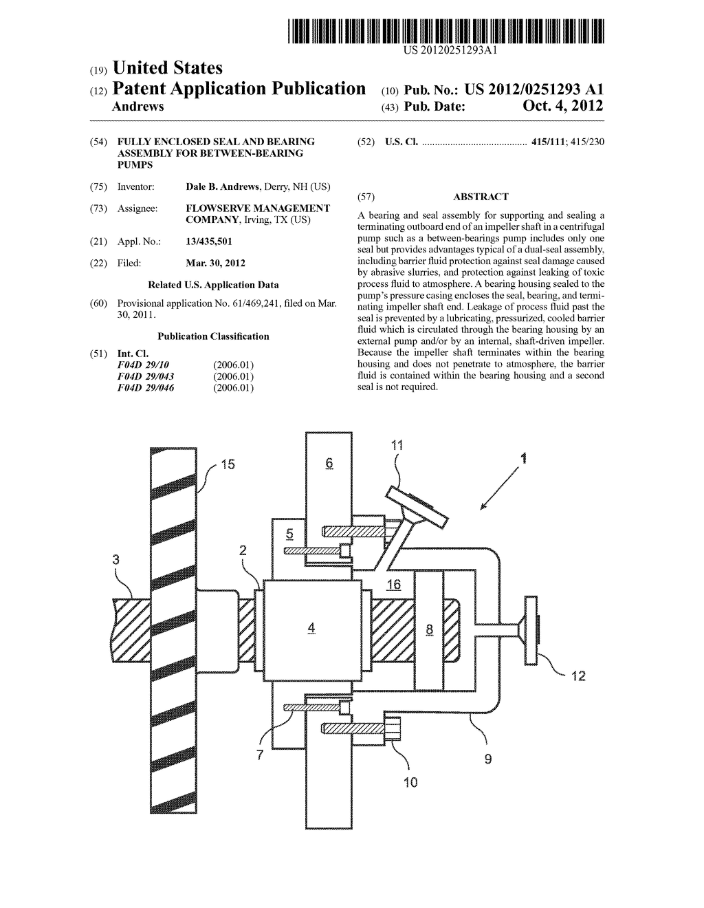 FULLY ENCLOSED SEAL AND BEARING ASSEMBLY FOR BETWEEN-BEARING PUMPS - diagram, schematic, and image 01