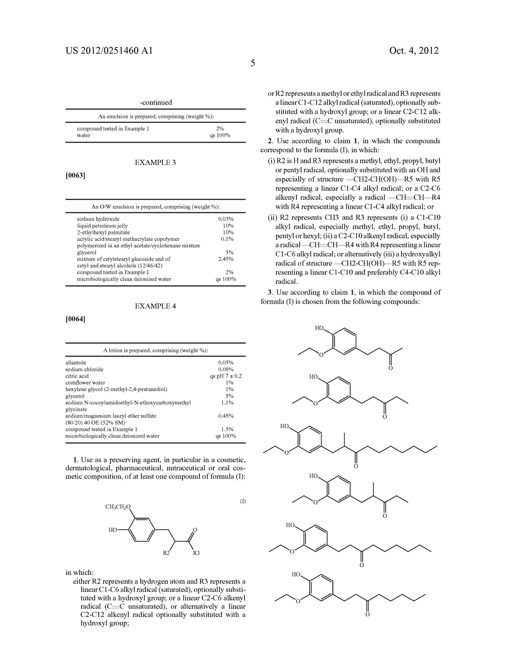 USE OF VANILLIN DERIVATIVES AS A PRESERVATIVE, PRESERVATION METHOD,     COMPOUNDS, AND COMPOSITION - diagram, schematic, and image 06