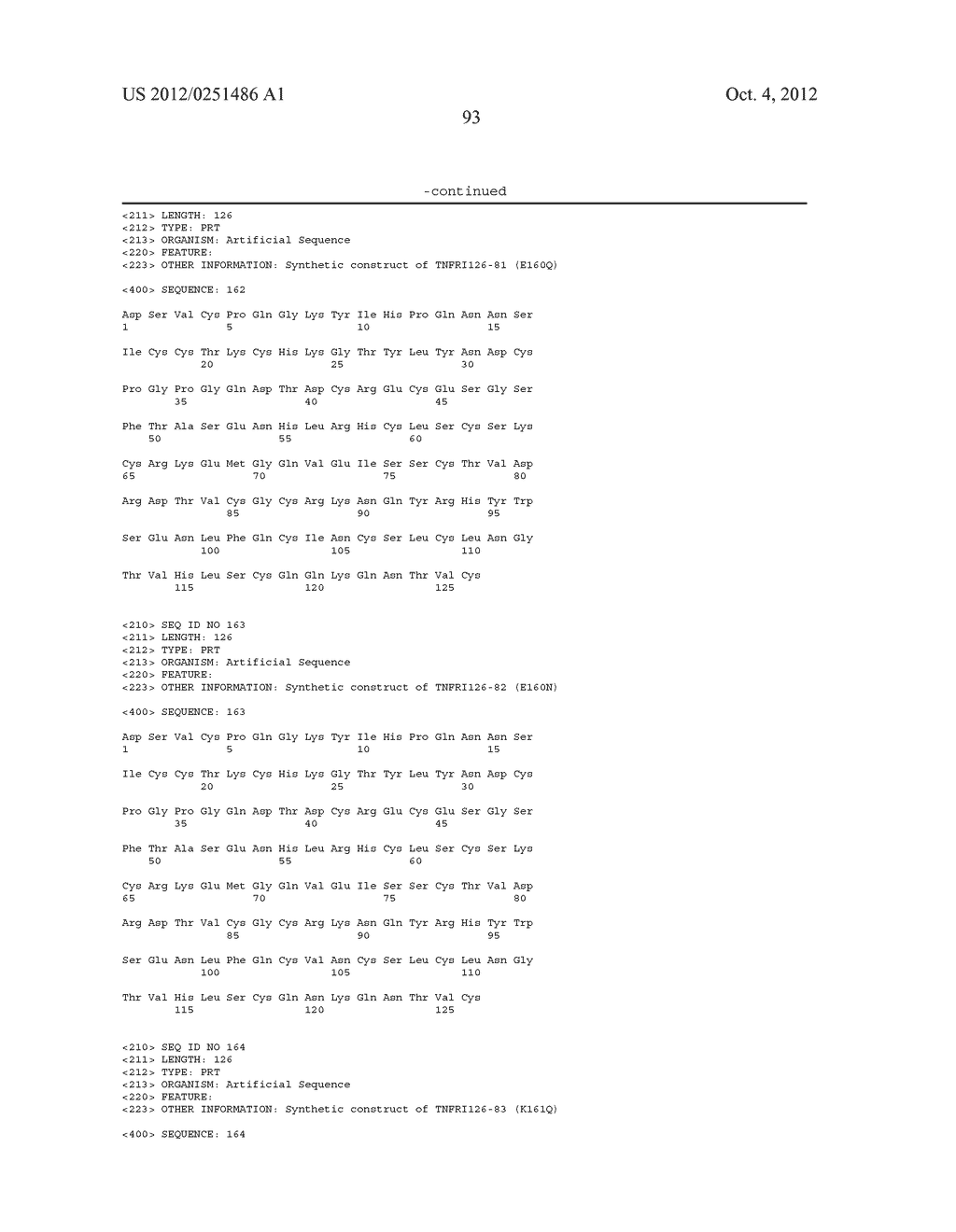 MODIFIED HUMAN TUMOR NECROSIS FACTOR RECEPTOR-1 POLYPEPTIDE OR FRAGMENT     THEREOF, AND METHOD FOR PREPARING SAME - diagram, schematic, and image 103