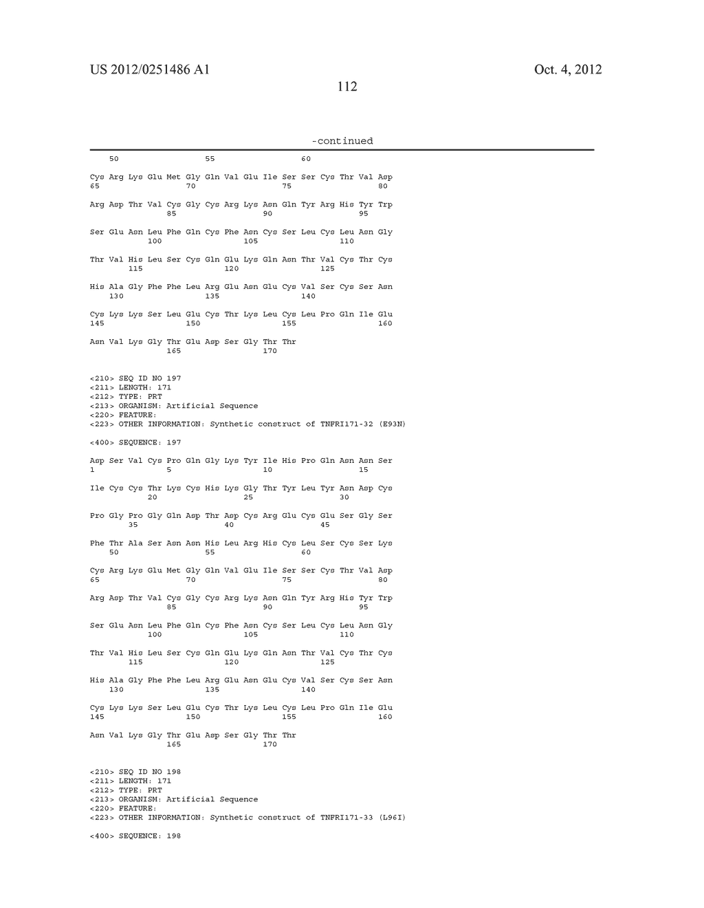 MODIFIED HUMAN TUMOR NECROSIS FACTOR RECEPTOR-1 POLYPEPTIDE OR FRAGMENT     THEREOF, AND METHOD FOR PREPARING SAME - diagram, schematic, and image 122