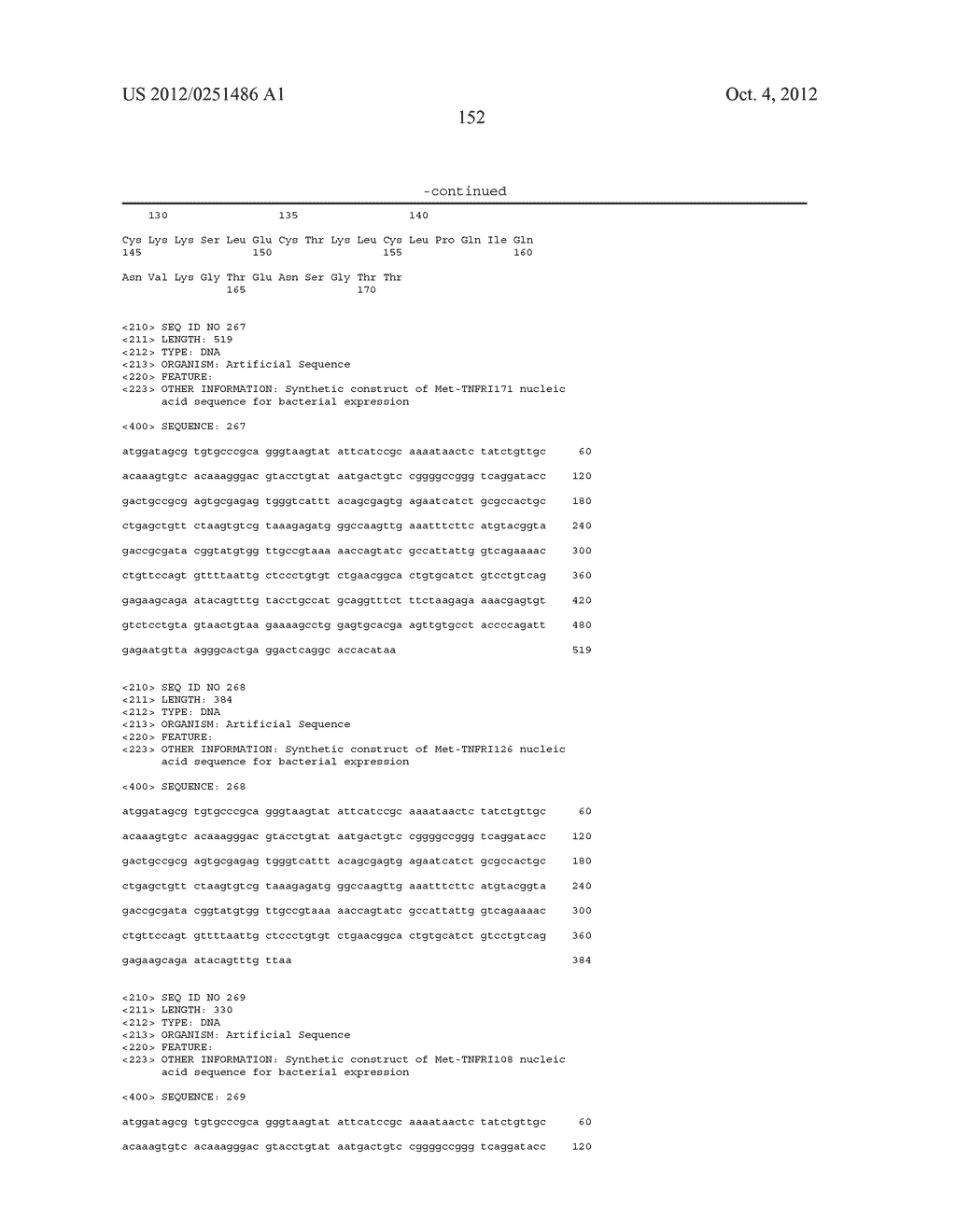 MODIFIED HUMAN TUMOR NECROSIS FACTOR RECEPTOR-1 POLYPEPTIDE OR FRAGMENT     THEREOF, AND METHOD FOR PREPARING SAME - diagram, schematic, and image 162