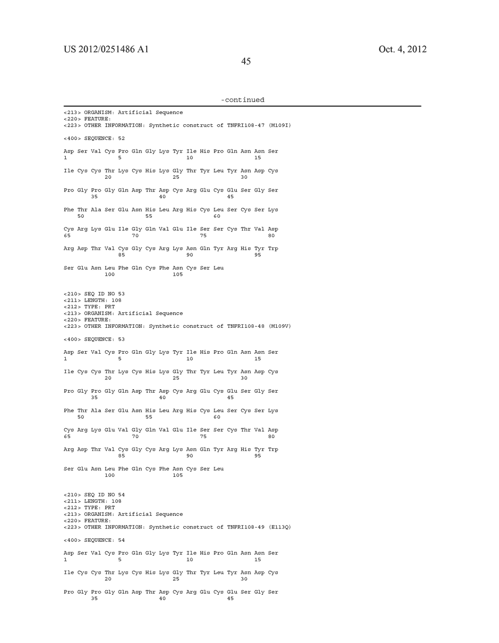 MODIFIED HUMAN TUMOR NECROSIS FACTOR RECEPTOR-1 POLYPEPTIDE OR FRAGMENT     THEREOF, AND METHOD FOR PREPARING SAME - diagram, schematic, and image 55