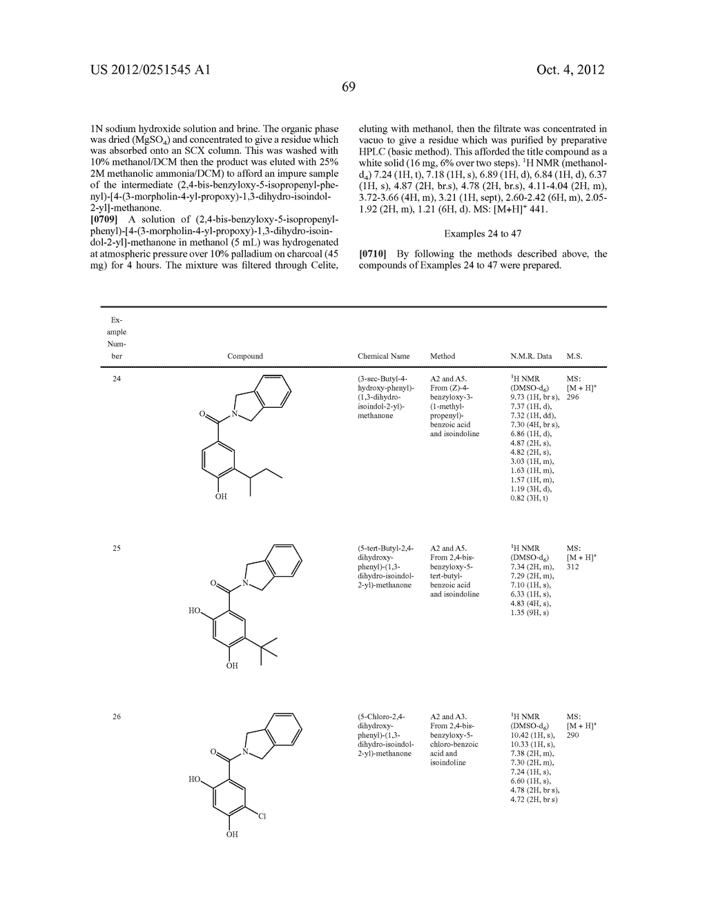 Therapeutic Combinations Of Hydroxybenzamide Derivatives As Inhibitors Of     HSP90 - diagram, schematic, and image 70