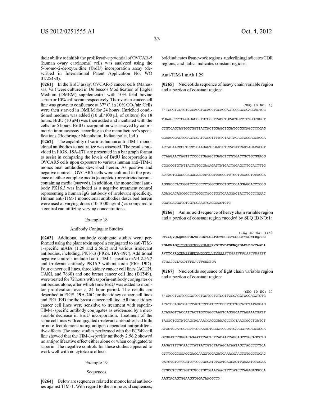 ANTIBODIES AGAINST T CELL IMMUNOGLOBULIN DOMAIN AND MUCIN DOMAIN 1 (TIM-1)     ANTIGEN AND USES THEREOF - diagram, schematic, and image 66