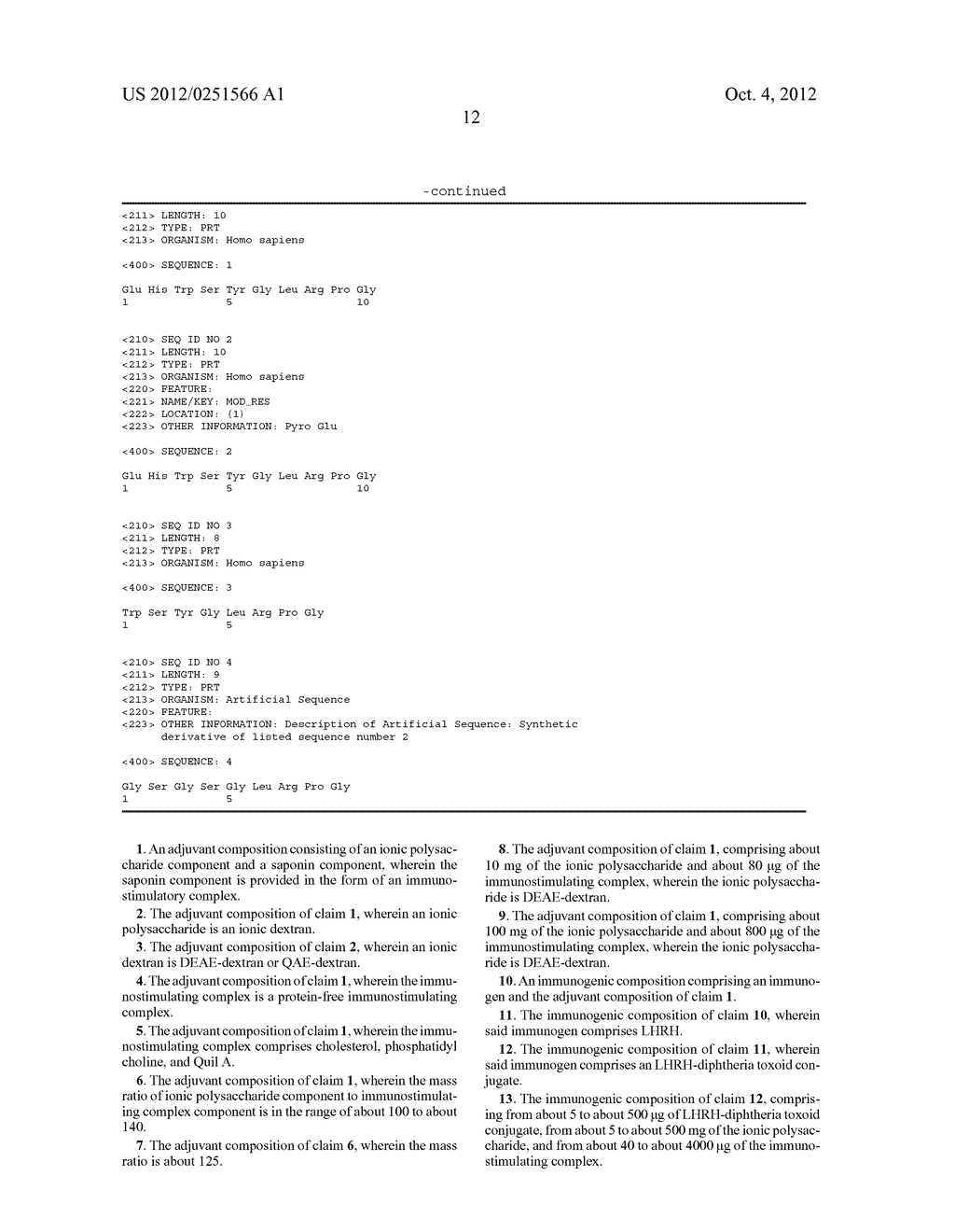 SAPONIN ADJUVANT COMPOSITIONS AND METHODS RELATING THERETO - diagram, schematic, and image 13