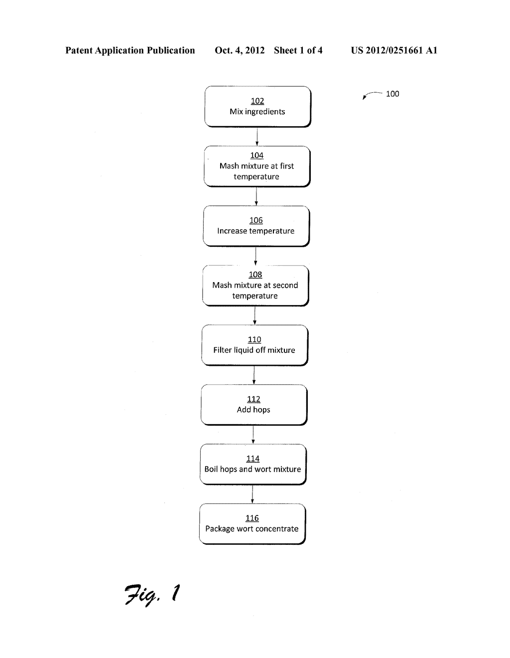 Producing Beer Using a Wort Concentrate - diagram, schematic, and image 02