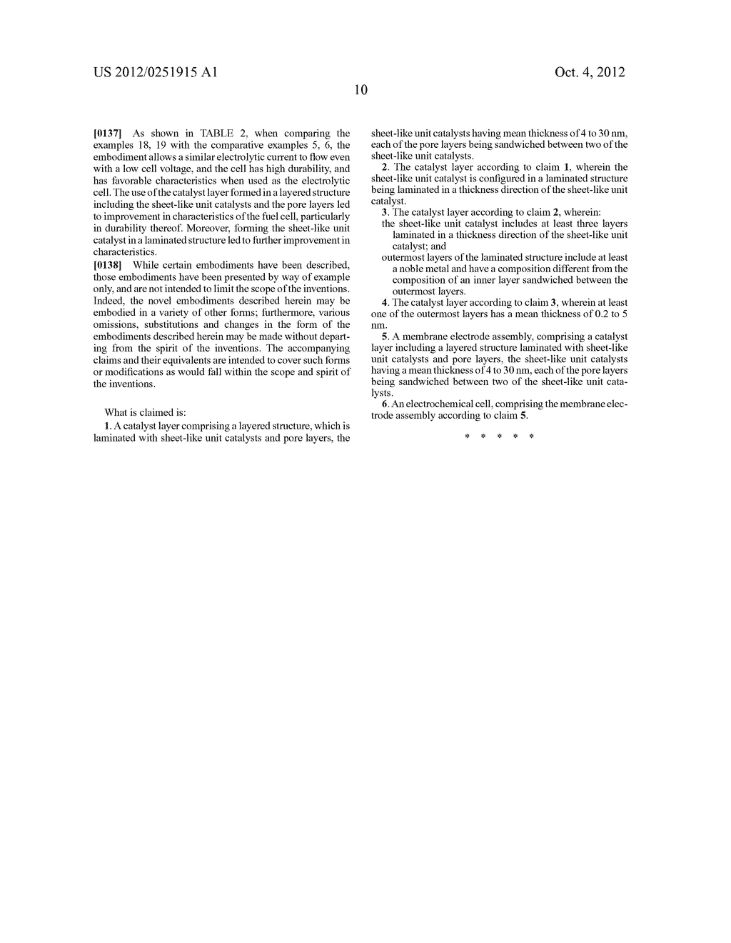 CATALYST LAYER, MEMBRANE ELECTRODE ASSEMBLY, AND ELECTROCHEMICAL CELL - diagram, schematic, and image 17