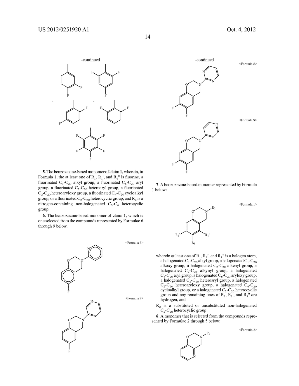 BENZOXAZINE-BASED MONOMER, POLYMER THEREOF, ELECTRODE FOR FUEL CELL     INCLUDING THE POLYMER, ELECTROLYTE MEMBRANE FOR FUEL CELL INCLUDING THE     POLYMER, AND FUEL CELL USING THE ELECTRODE - diagram, schematic, and image 35